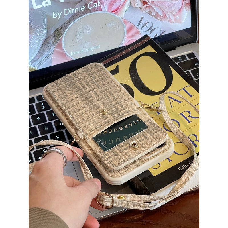 Weave Card Bag Crossbody iPhone Case - product view 9