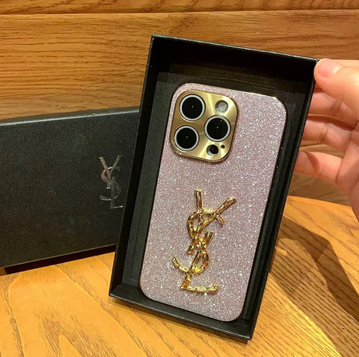 Elegant Letter x Mono iPhone Case - product view 1