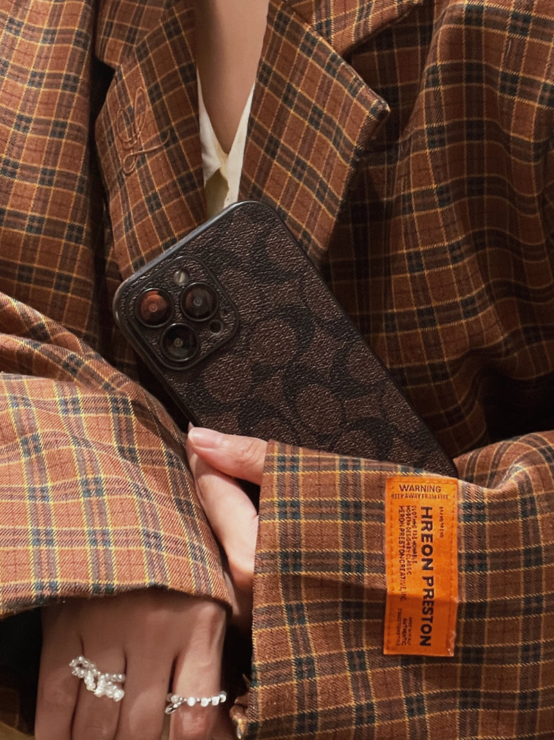 Classic iPhone Case Brown -QB240402 - product view 6