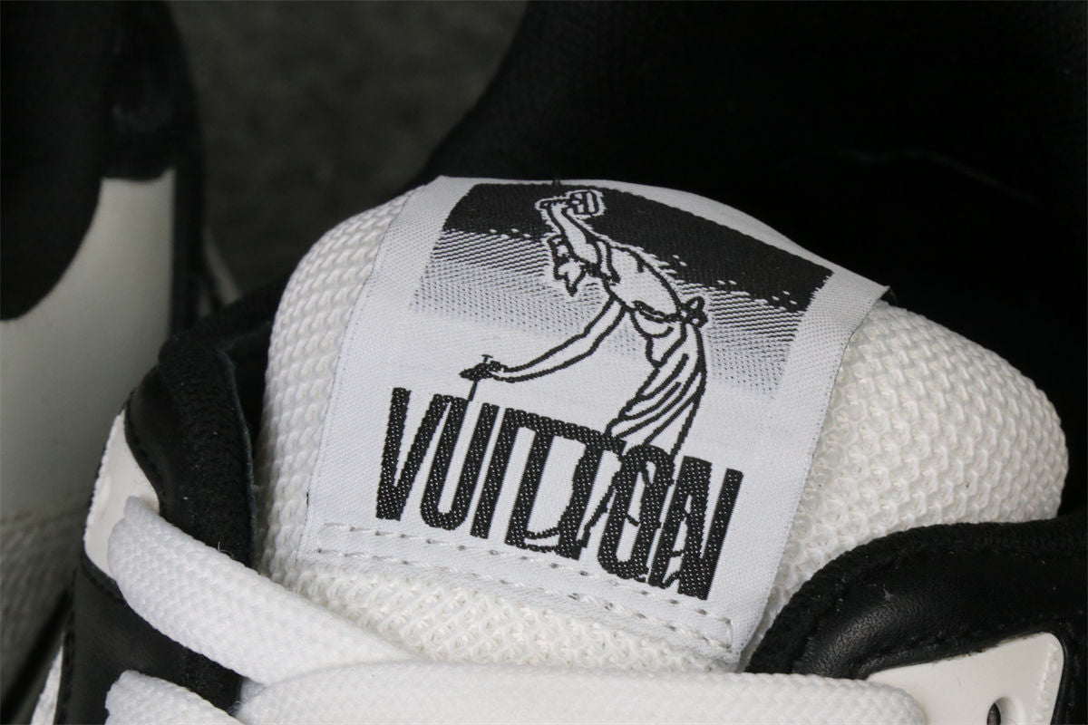LV Trainer Low Sneakers 'Velcro Strap - Black Monogram Denim' - product view 9