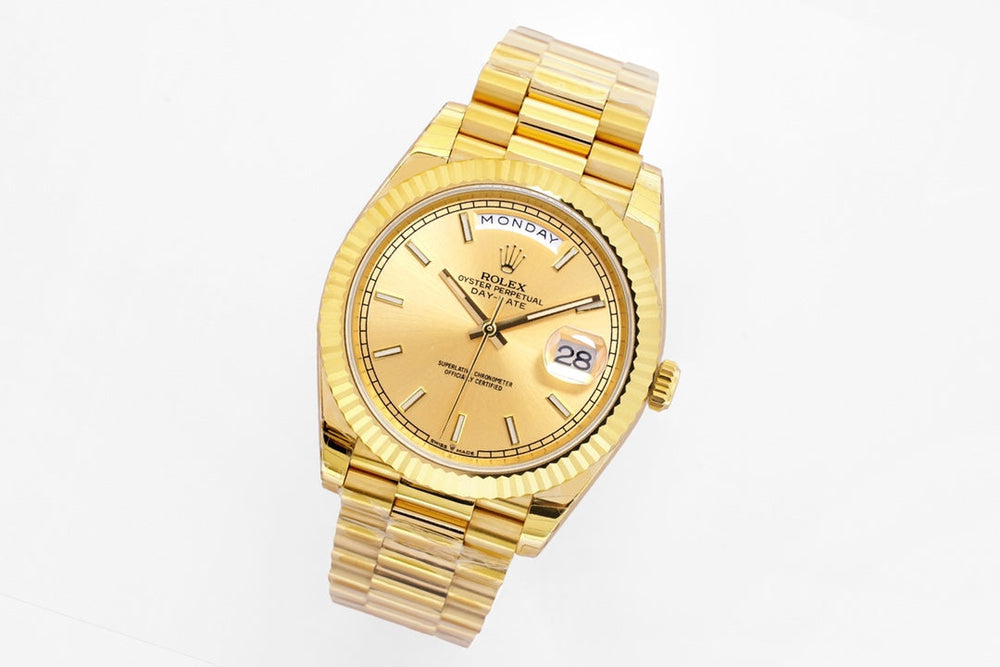 Yellow Gold Stick Dial 40MM Watch - product view 1