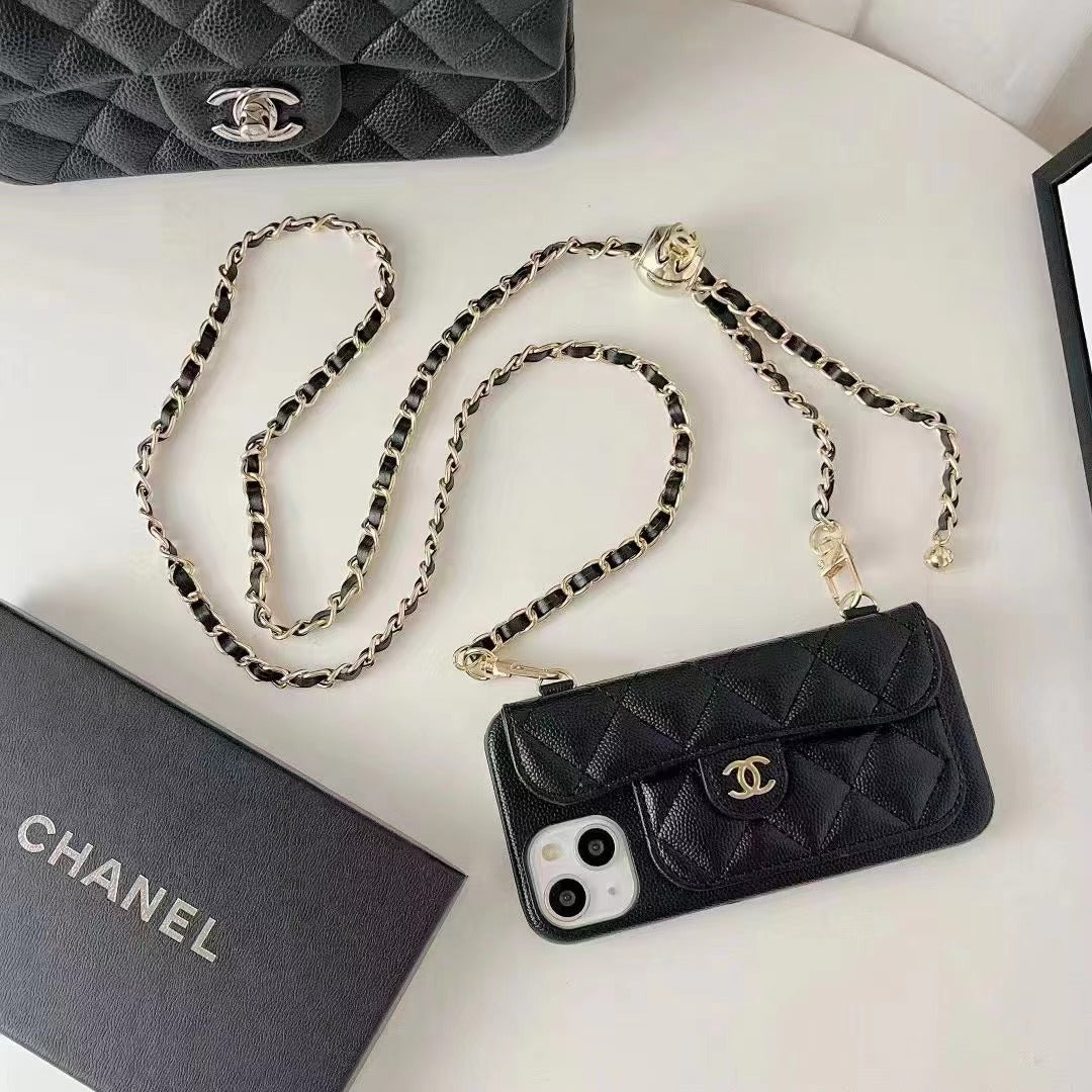 Wallet iPhone Case With Hand /Crossbody Chain - product view 2