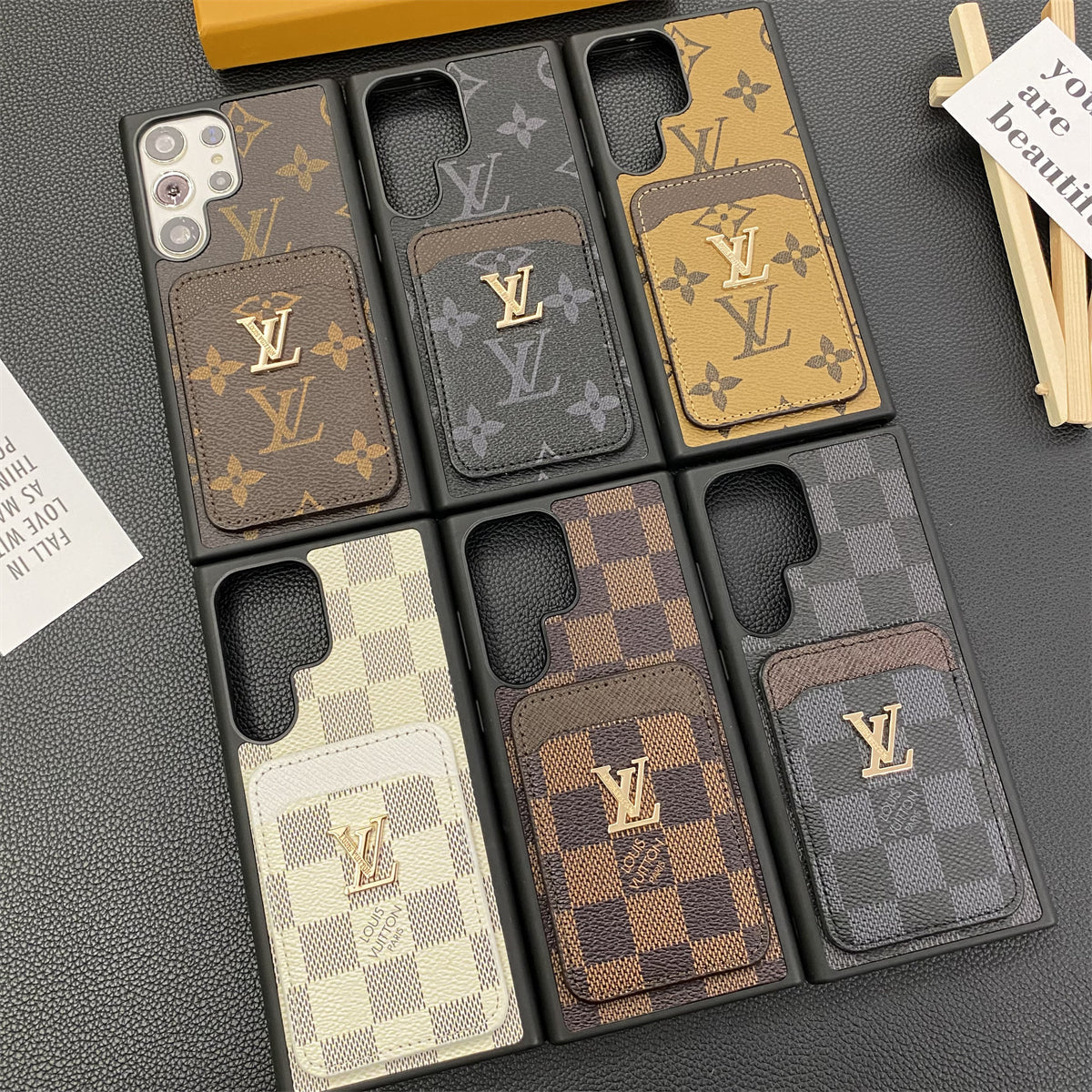 SAMSUNG GALAXY PETITE MALLE PHONE CASES CARD HOLDER MONOGRAM CANVAS - product view 8