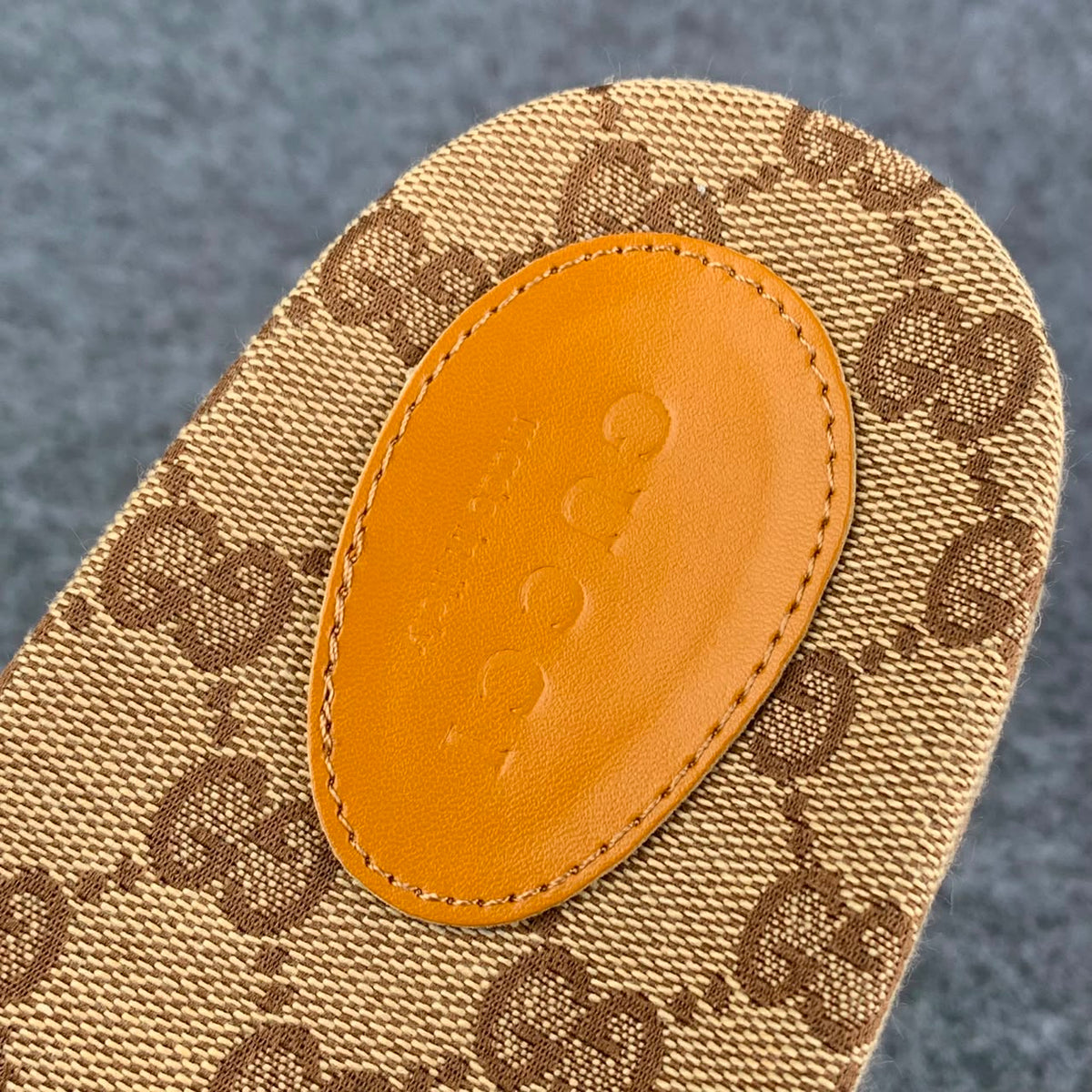 Gucci GG Cattern Canvas Slide Sandals - product view 9