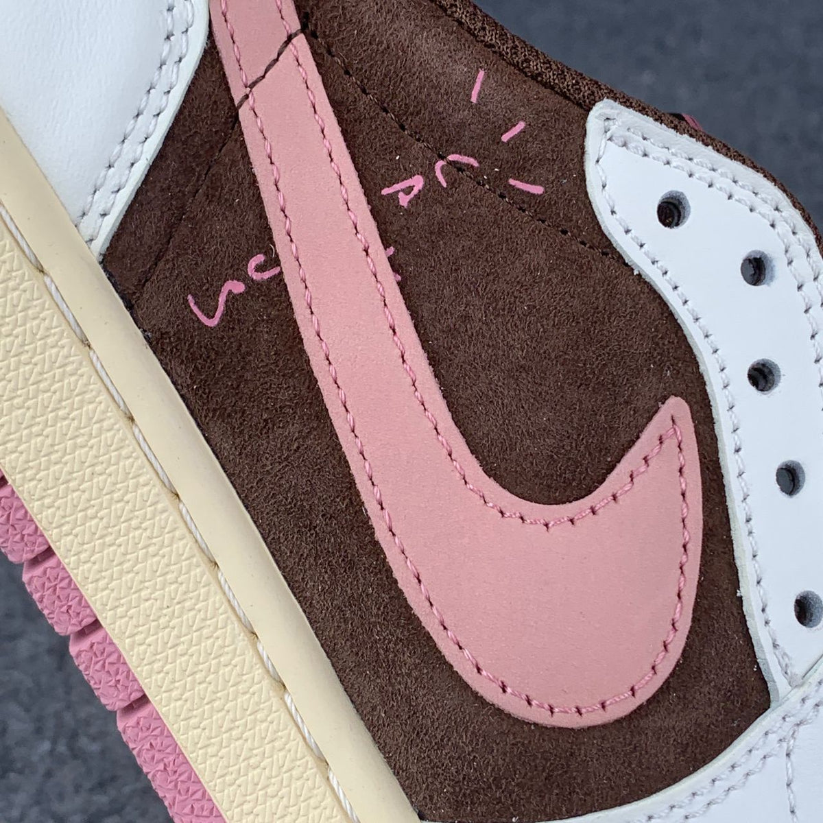(Custom) Travis Scott x Air Jordan 1 Low OG Wmns Sneakers 'Dark Pony' - product view 9