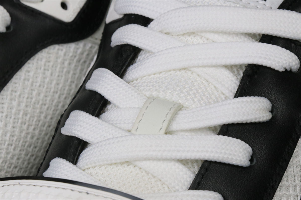 LV Trainer Low Sneakers 'Velcro Strap - Black Monogram Denim' - product view 8