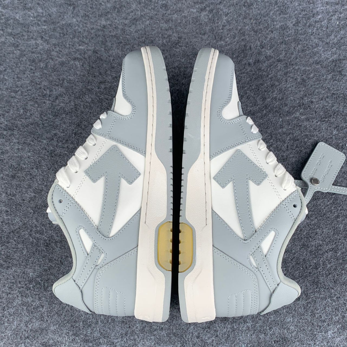 Off-White Out of Office Sneakers 'Grey White' - product view 4