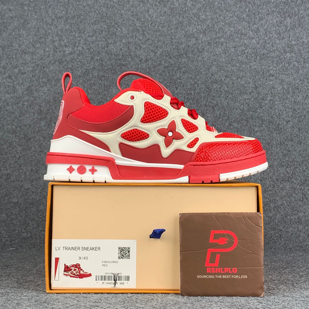 LV Skate Sneaker 'Red' - product view 1