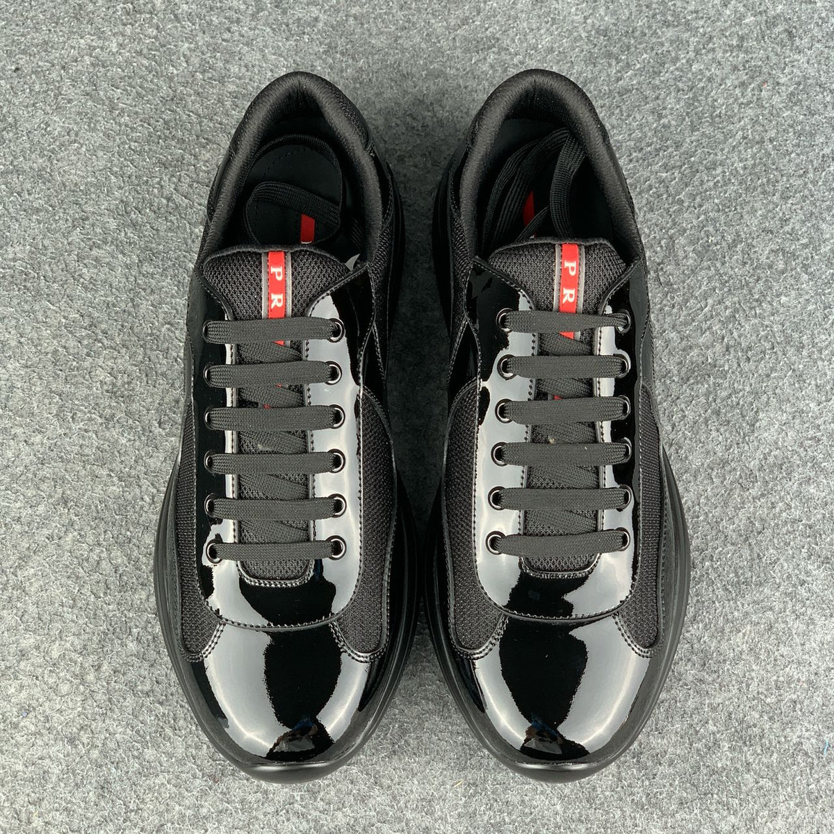 Wmns Prada America's Cup Sneakers 'Black' - product view 2
