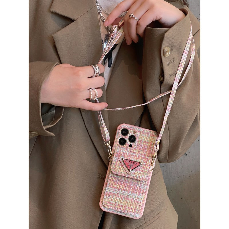 Weave Card Bag Crossbody iPhone Case - product view 6