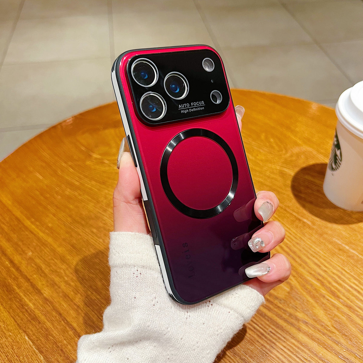 MagSafe Magnetic Gradient Phone Case with Lens Protection - product view 9