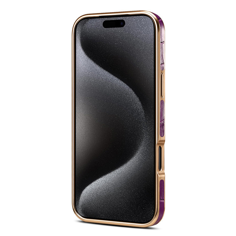 Croc-Embossed Leather Case for iPhone Case - product view 8