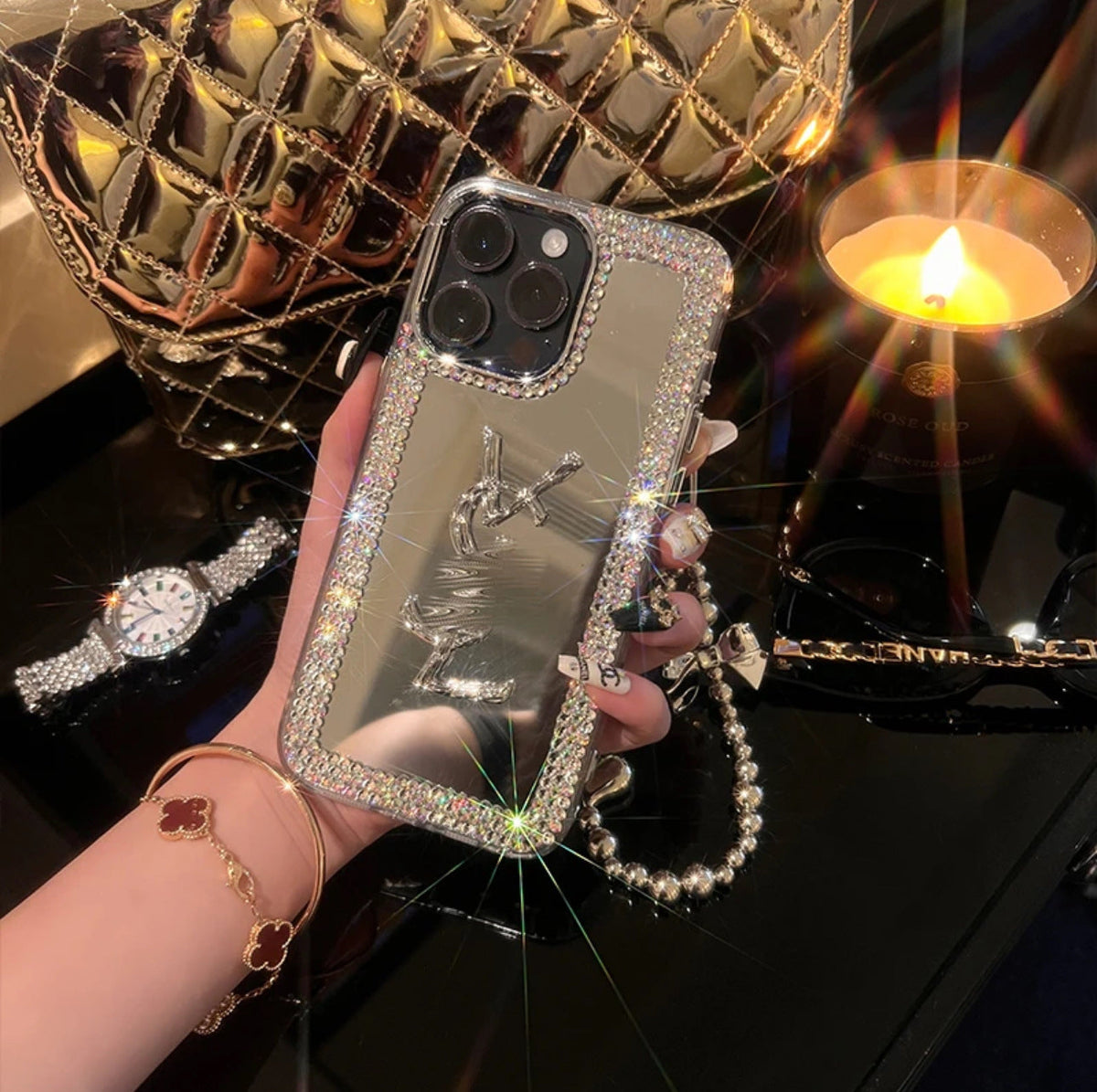 Glamorous Beauty Mirror iPhone Case - product view 6