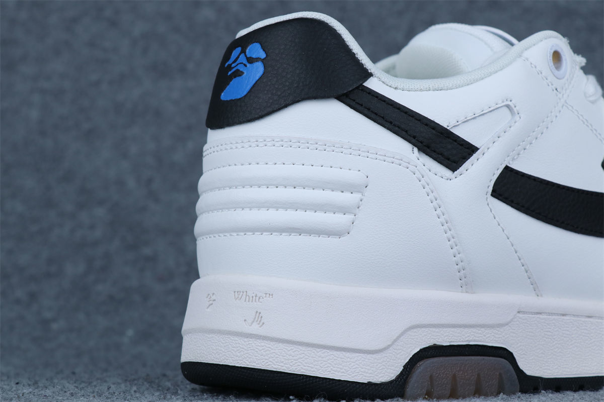 Off-White Out of Office Sneakers 'Black White Blue' - product view 7