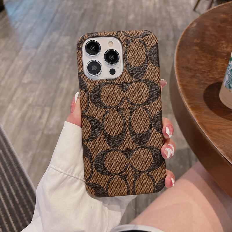 Classic Classic iPhone Case Brown -JDK241426 - product view 2