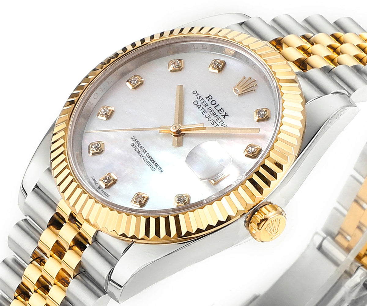 Yellow Gold & Stainless Steel 41MM Watch - product view 3
