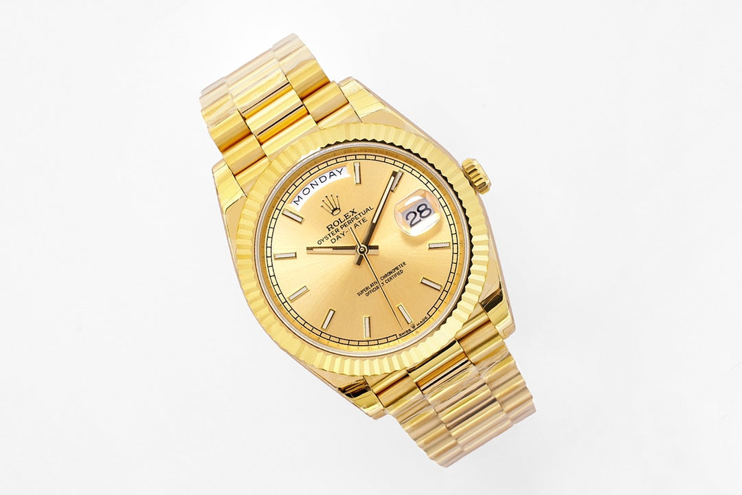 Yellow Gold Stick Dial 40MM Watch - product view 2