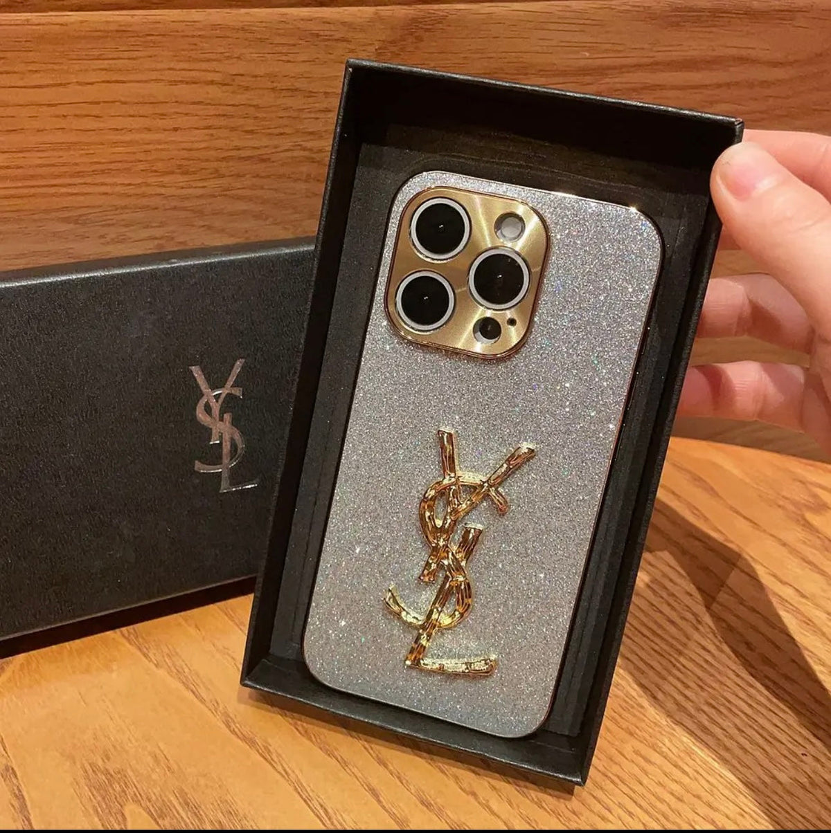 Elegant Letter x Mono iPhone Case - product view 4
