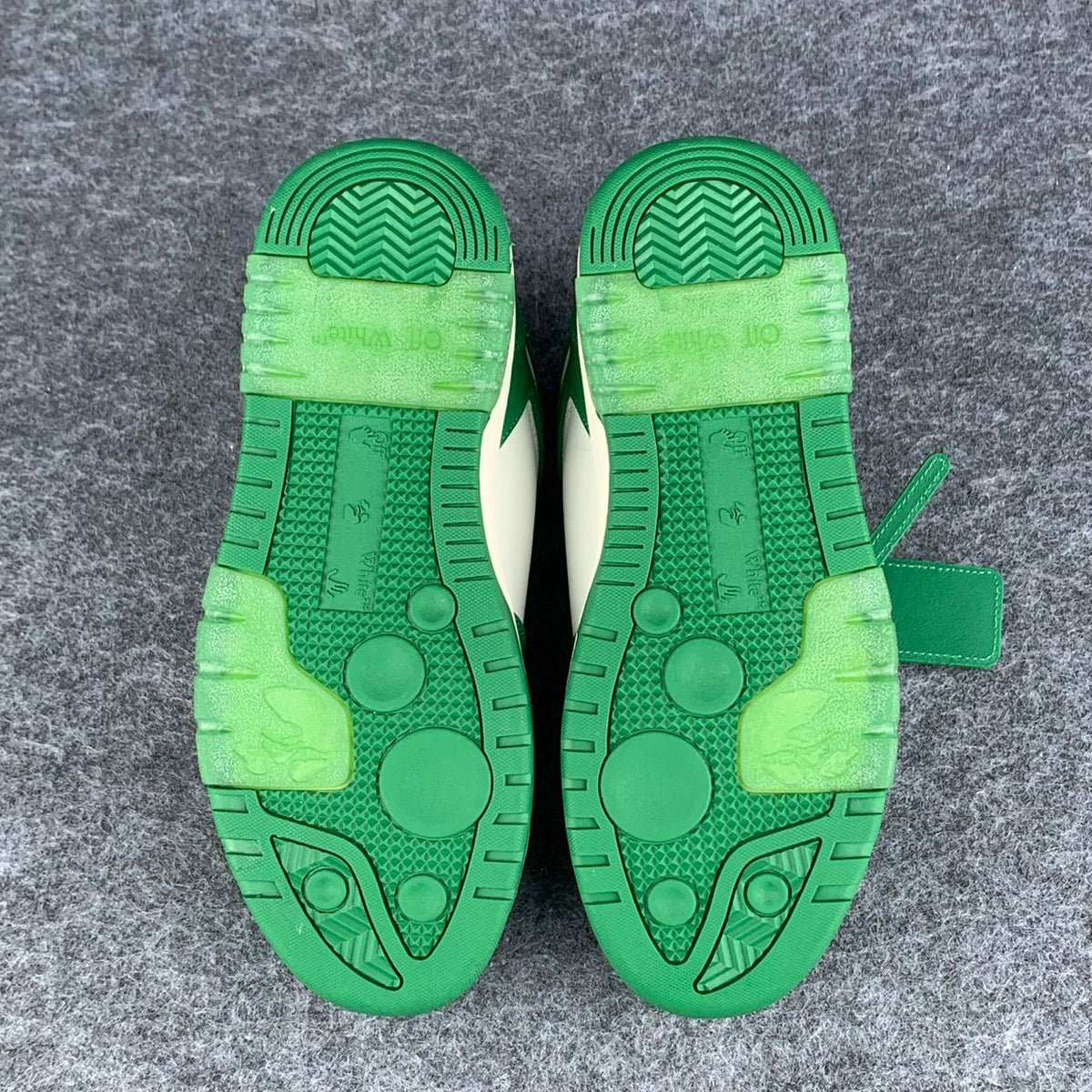 Off-White Out of Office Sneakers 'Green White' - product view 5