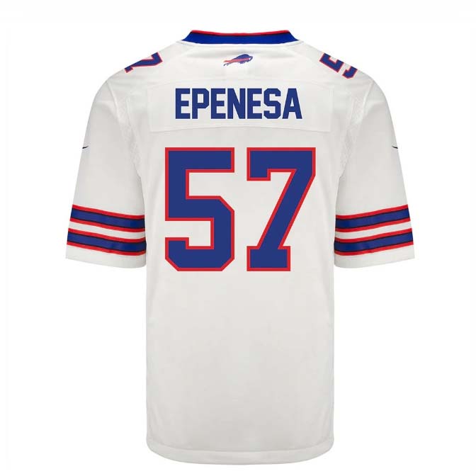 American Football Jersey | B.Bills #57 A.J. Epenesa Player White Game Jersey -Stitched American Football Jerseys - image 1