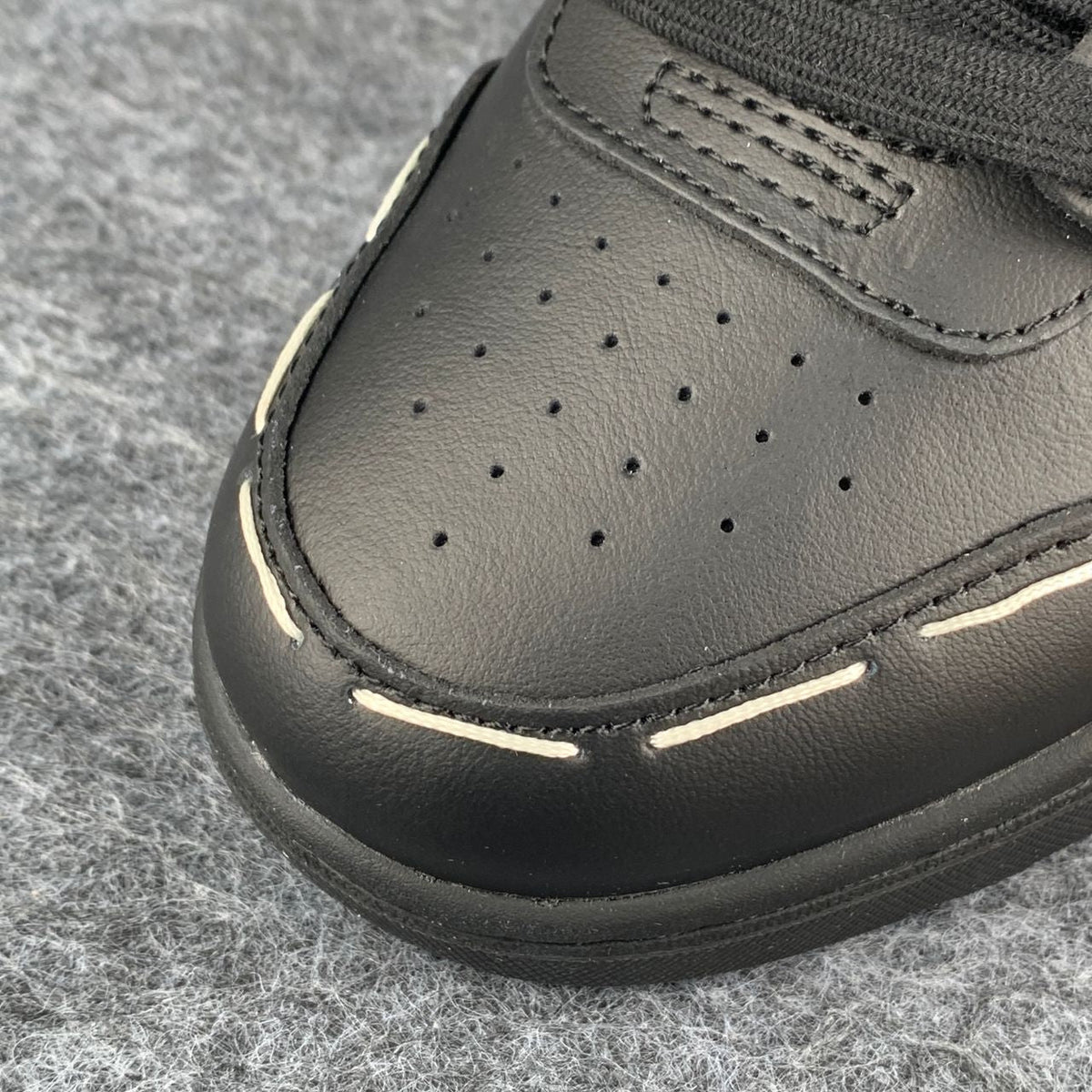 Off-White Out of Office Sneakers 'Sartorial Stitching Black' - product view 6