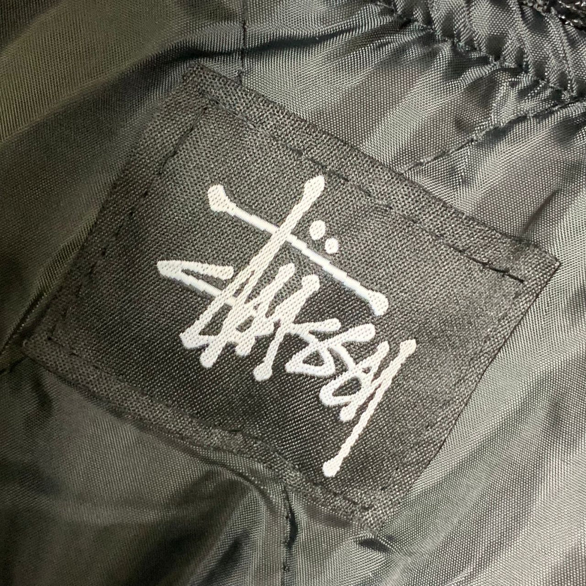 Stussy 40th Anniversary Varsity Jacket 'Black' - product view 11