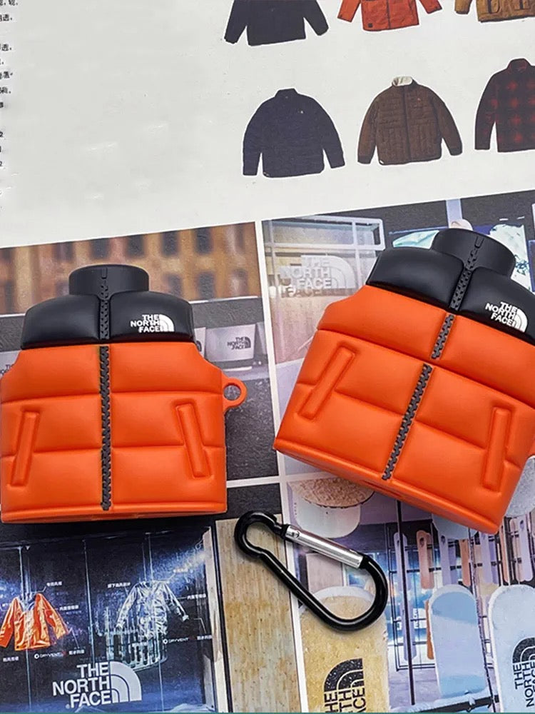 TNF down jacket style Airpods Case - product view 4