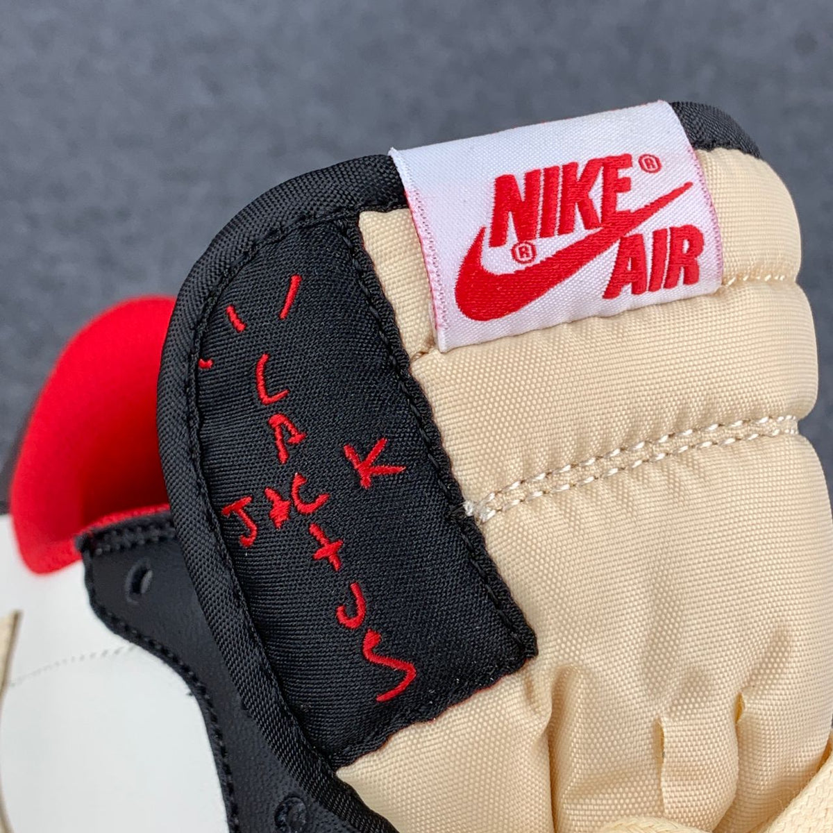 (CUSTOM) Air JORDAN 1 LOW Sneakers 'BLACK RED' - product view 10
