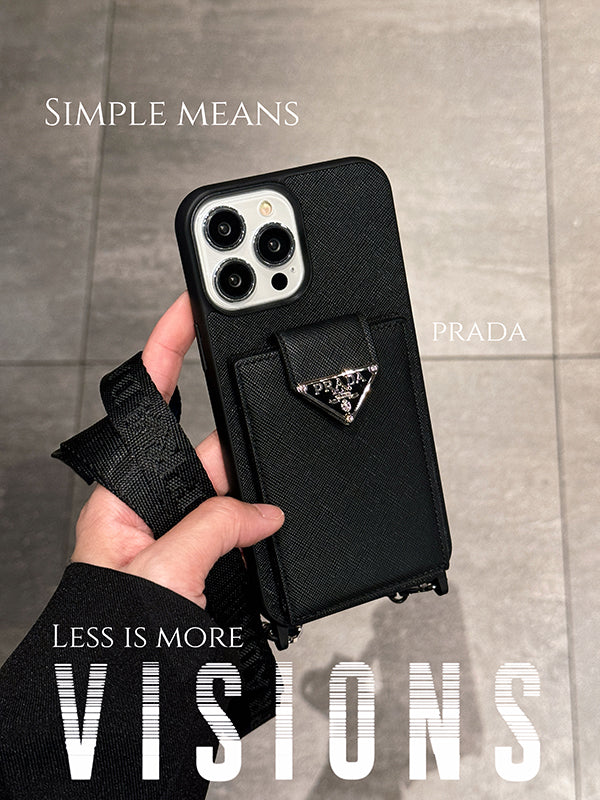 Crossbody Leather iPhone Case - product view 2