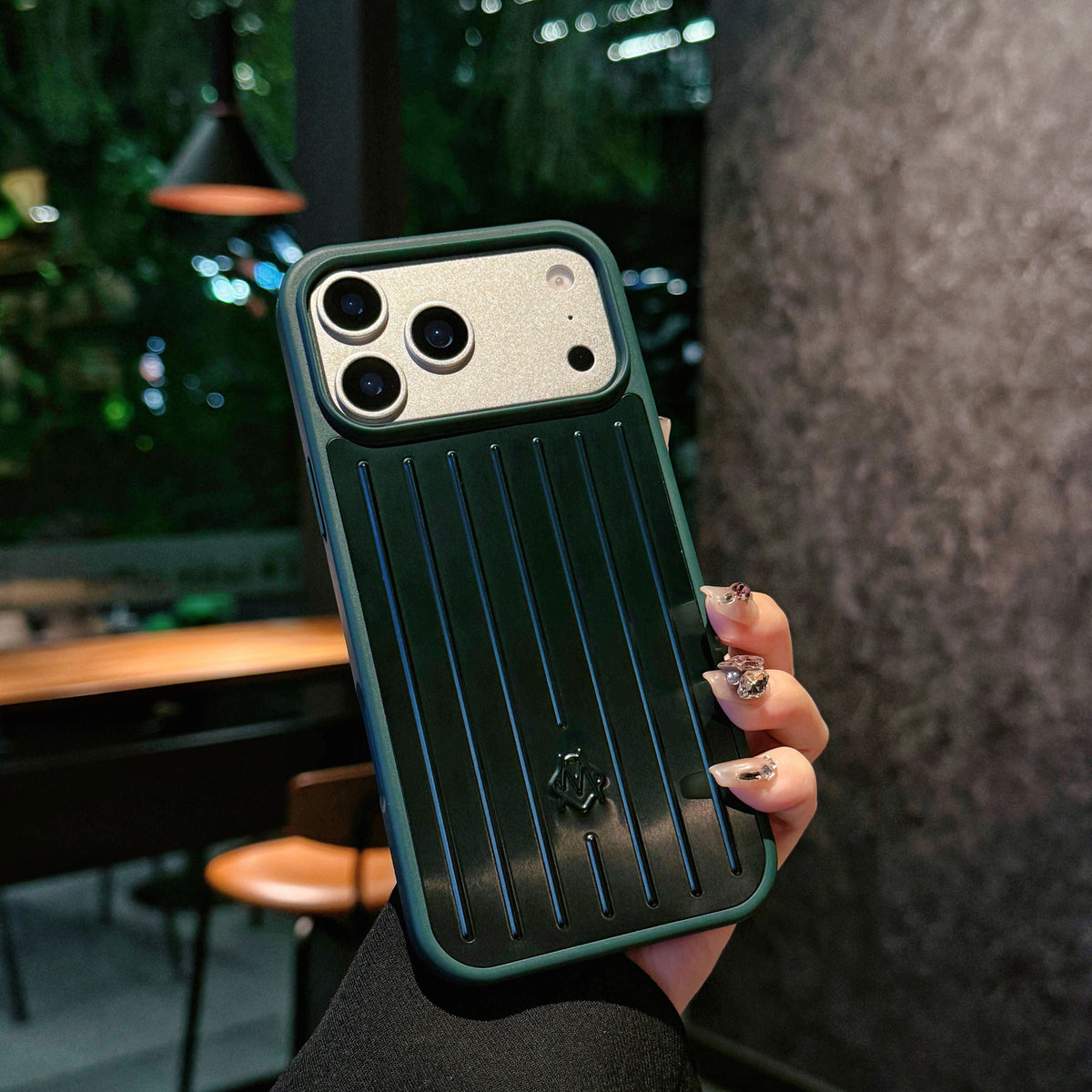 Ribbed Metallic Armor iPhone Case - product view 7