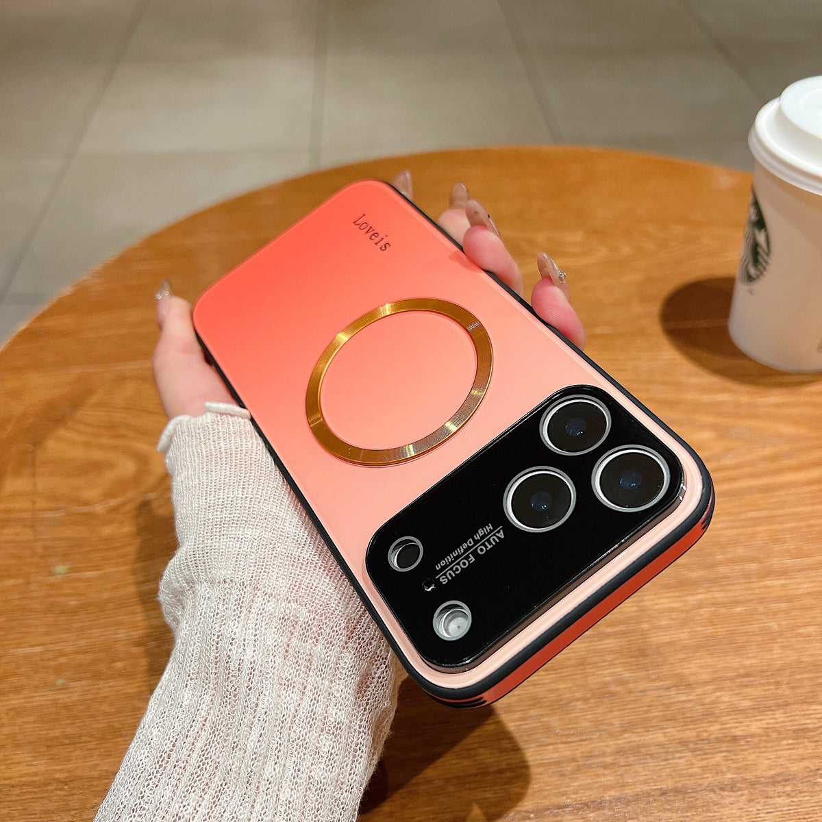 MagSafe Magnetic Gradient Phone Case with Lens Protection - product view 12