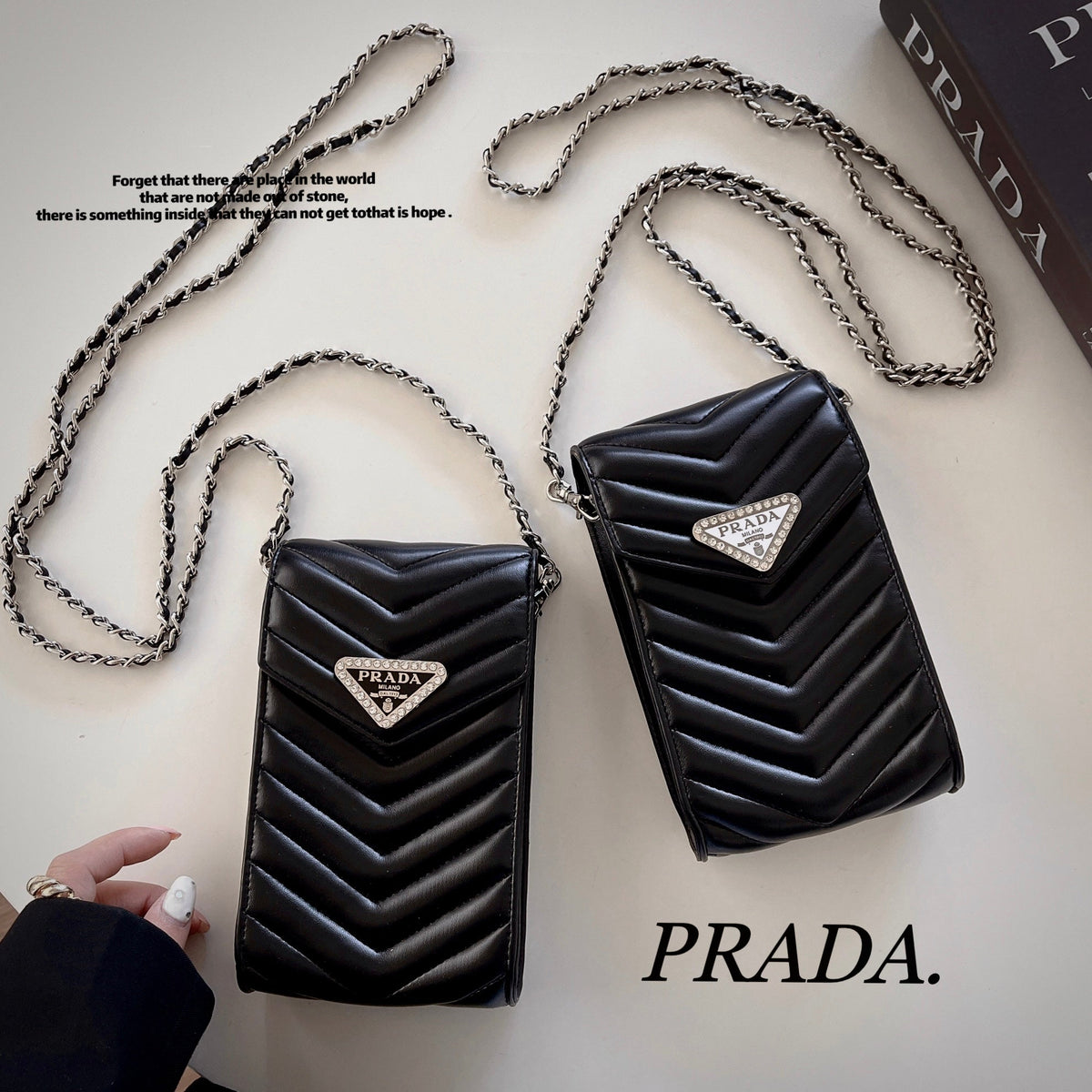 Crossbody Leather Phone Bag - product view 6