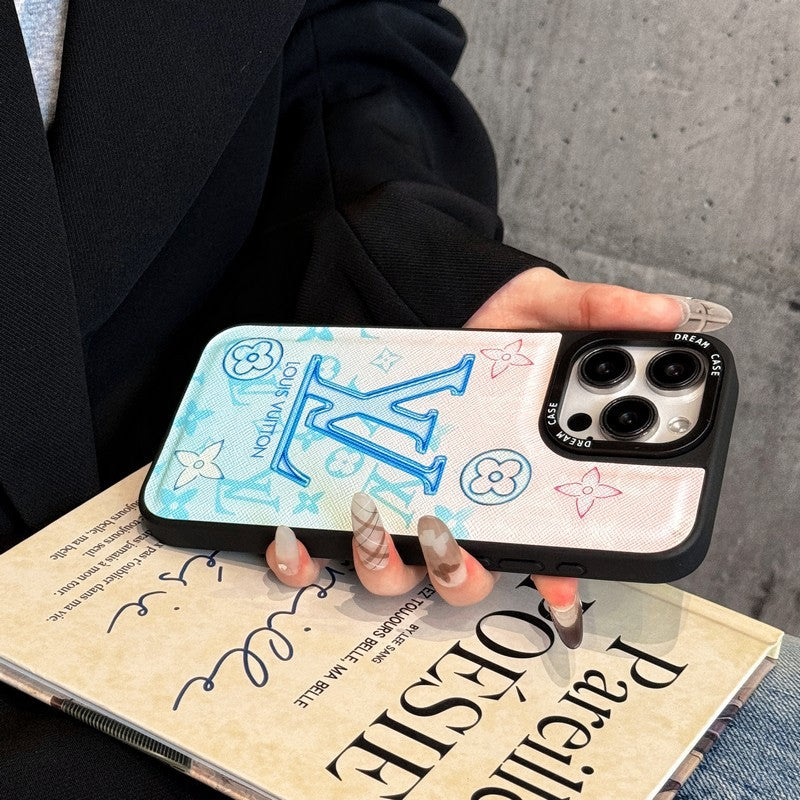 Blue Leather iPhone Case - product view 5