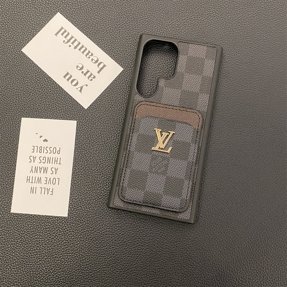 SAMSUNG GALAXY PETITE MALLE PHONE CASES CARD HOLDER MONOGRAM CANVAS - product view 5