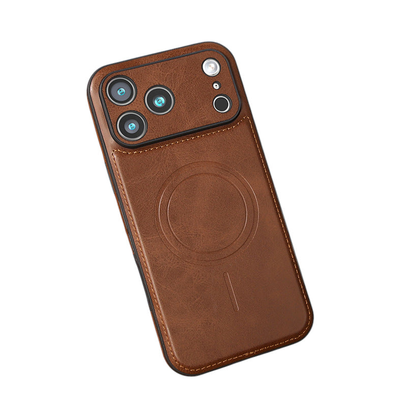 Imitation Leather MagSafe Case Phone Case - product view 1