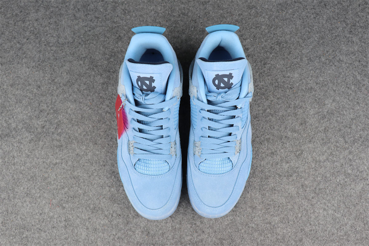 Air Jordan 4 Retro 'UNC Football' PE Sneakers - product view 14