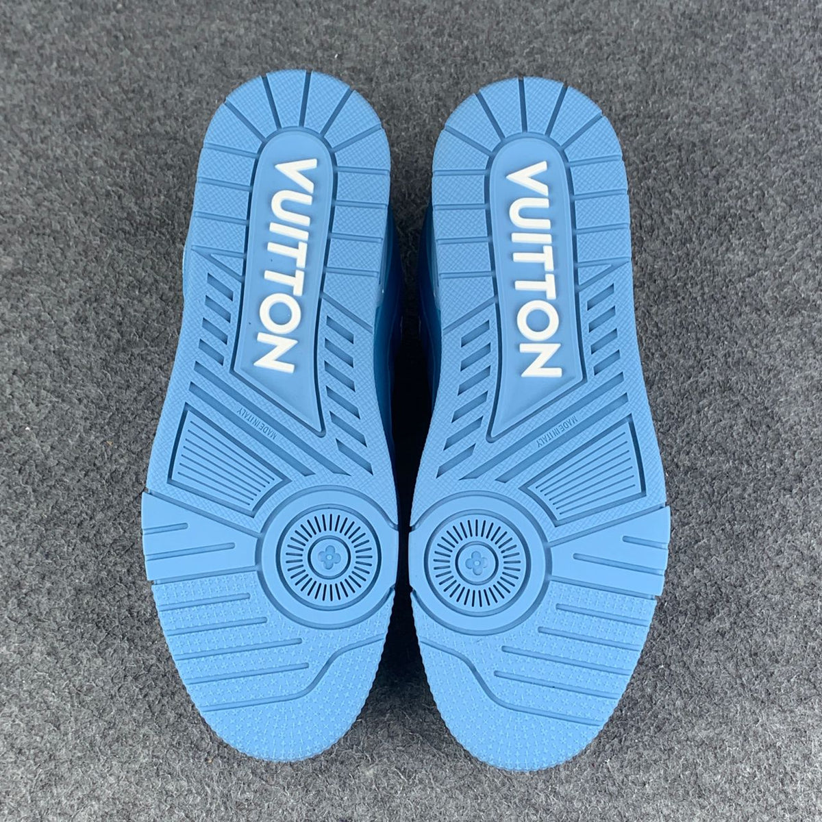LV Trainer Sneakers 'Embossed Monogram - Blue' - product view 5