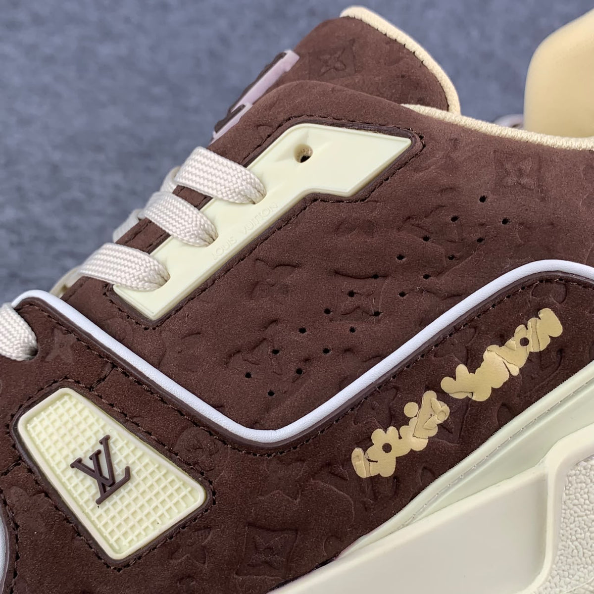 Tyler, the Creator x LV Trainer Sneakers 'Mocha' - product view 8