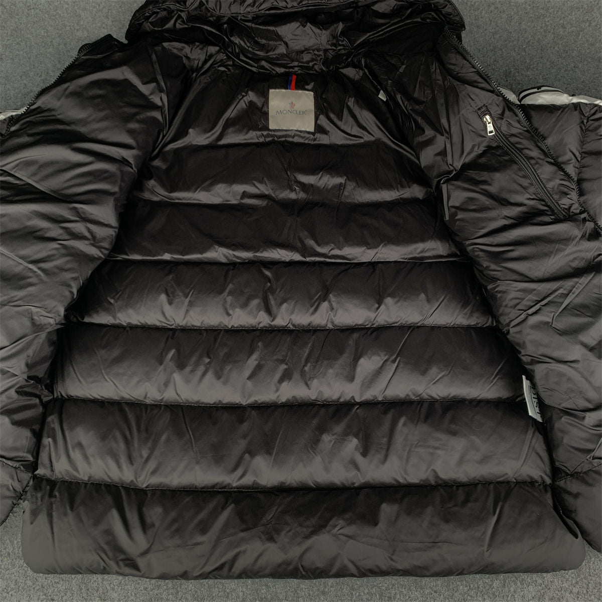 Moncler Stellaire Shell-Down Jacket 'Black/White' - product view 9