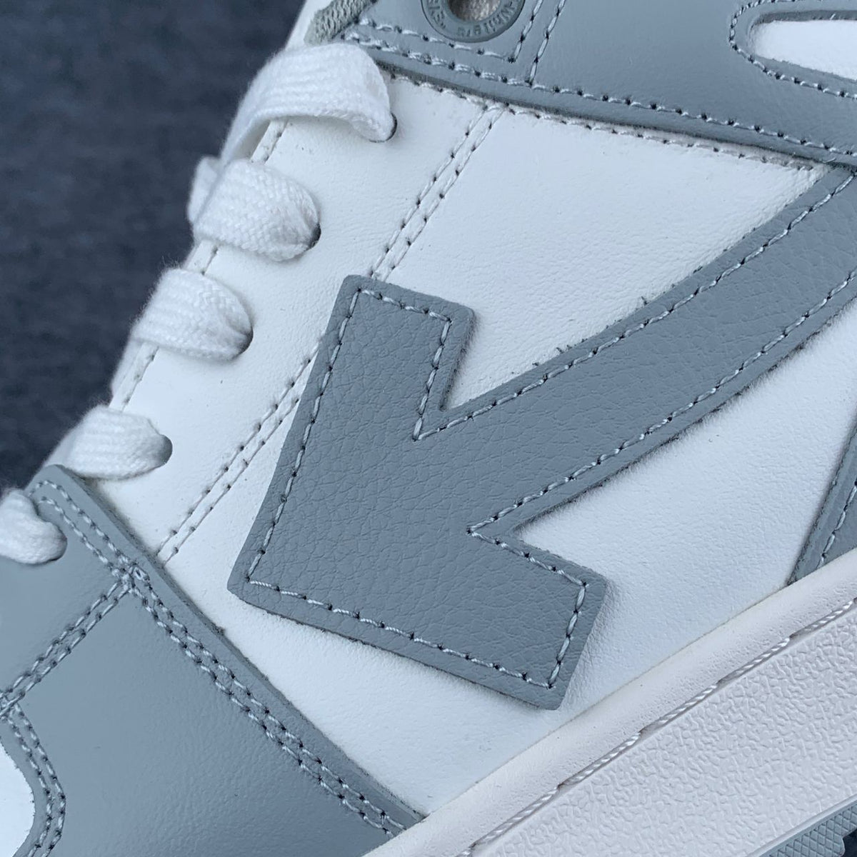Off-White Out of Office Sneakers 'Grey White' - product view 8