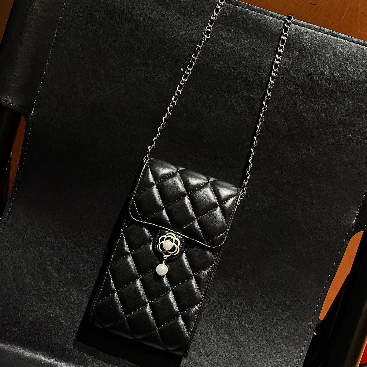 Crossbody Leather Phone Bag - product view 8