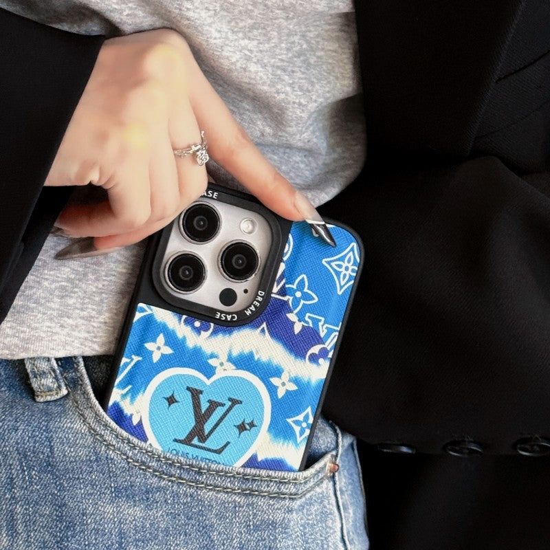 Blue Leather iPhone Case - product view 7