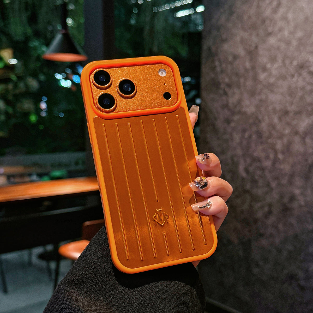 Ribbed Metallic Armor iPhone Case - product view 5