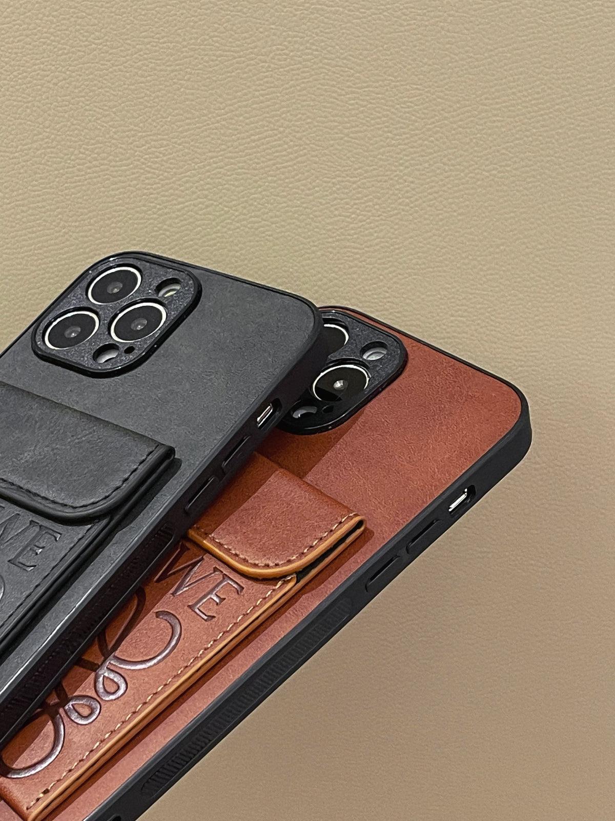 iPhone Case With Card Holder Black-LZP241448 - product view 3