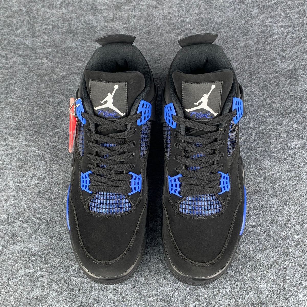 Custom Jordan 4 "Blue Thunder" Sneakers - product view 2