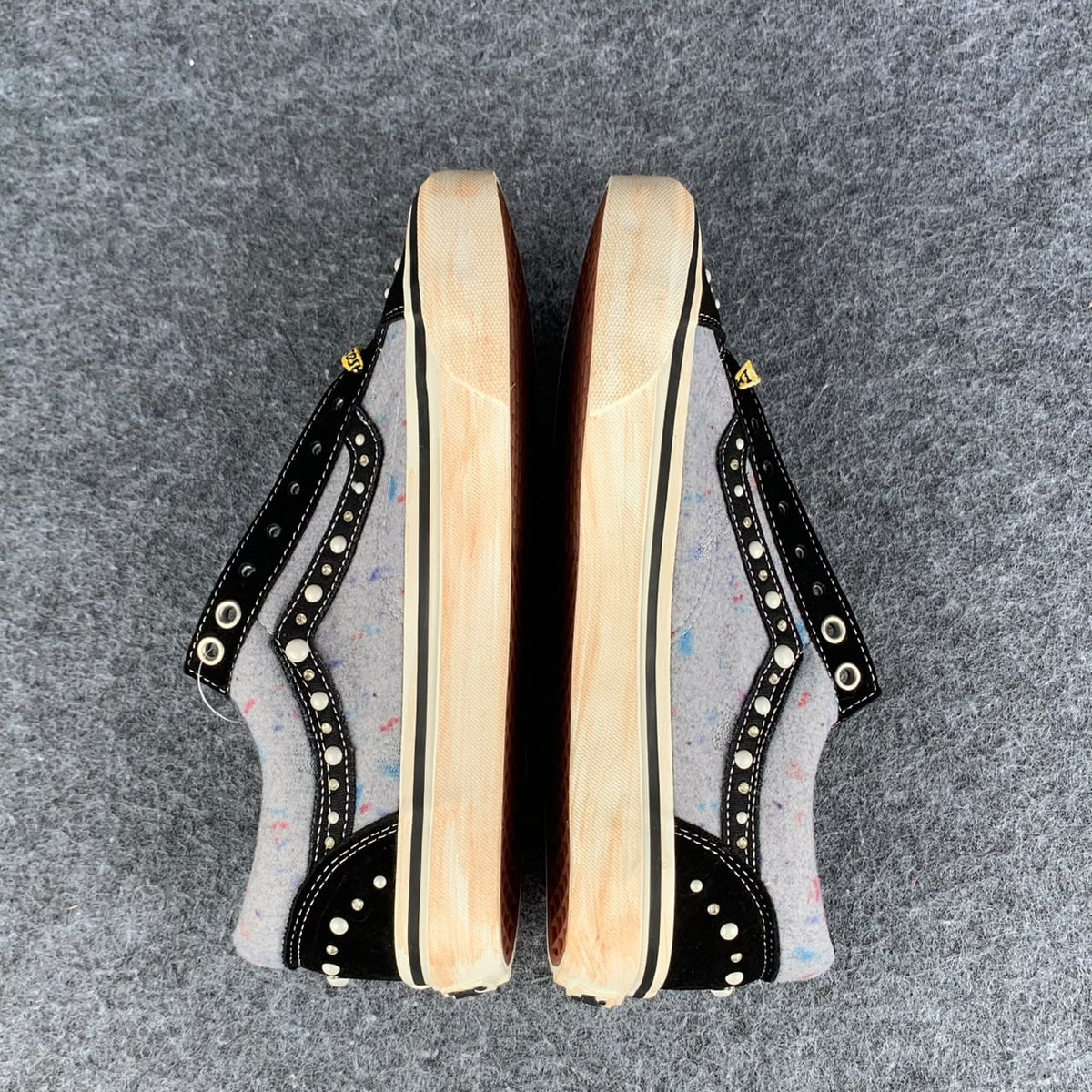 SATOSHI NAKAMOTO x Vans Old Skool Reissue 36 Sneakers 'Speckled Moving Blanket Grey' - product view 3