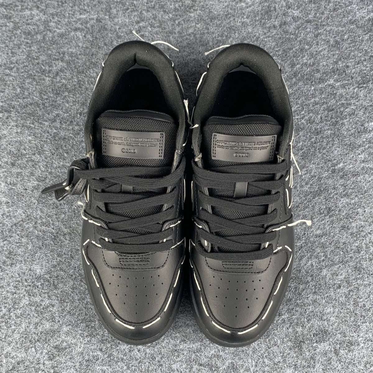 Off-White Out of Office Sneakers 'Sartorial Stitching Black' - product view 2
