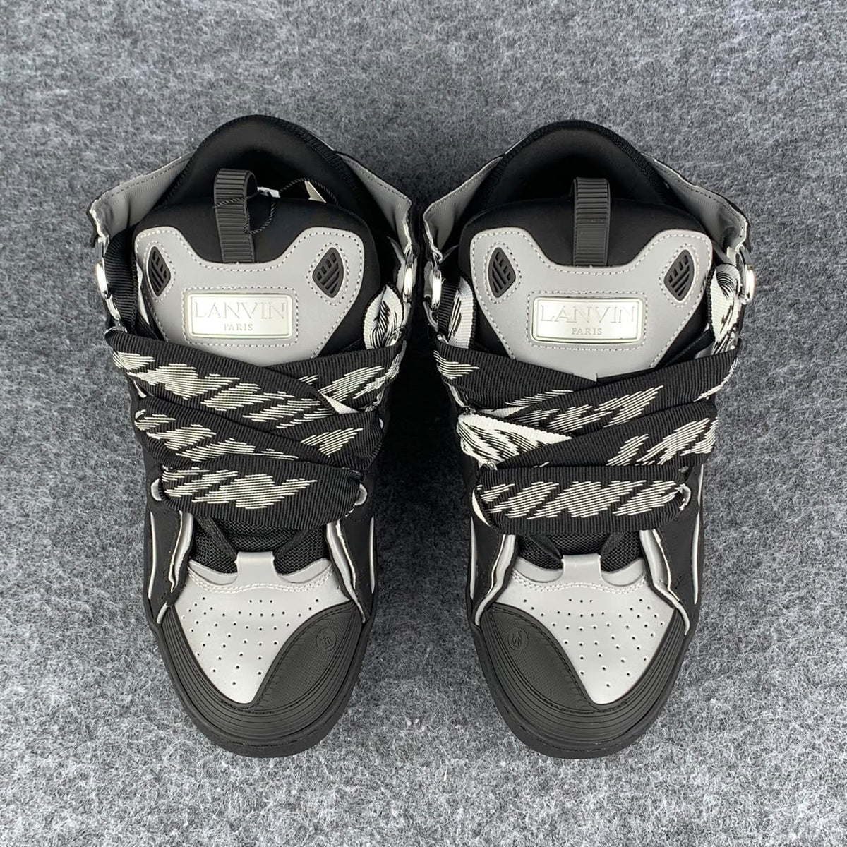 (Value Version) Lanvin Curb Sneakers 'Black Grey' - product view 2