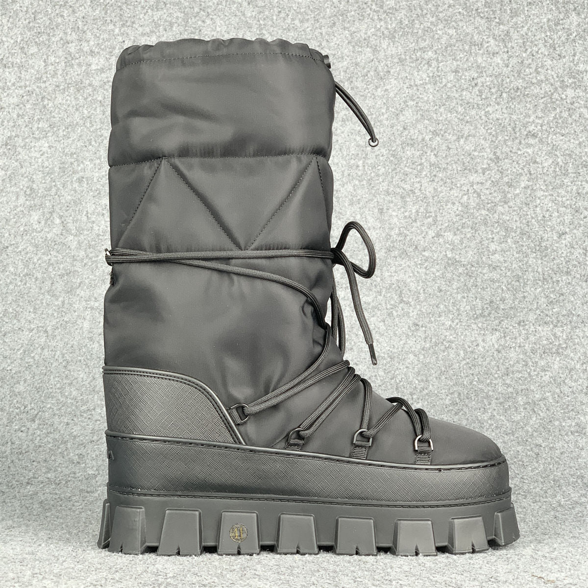 Prada Recycled Nylon Moon Boots - product view 2