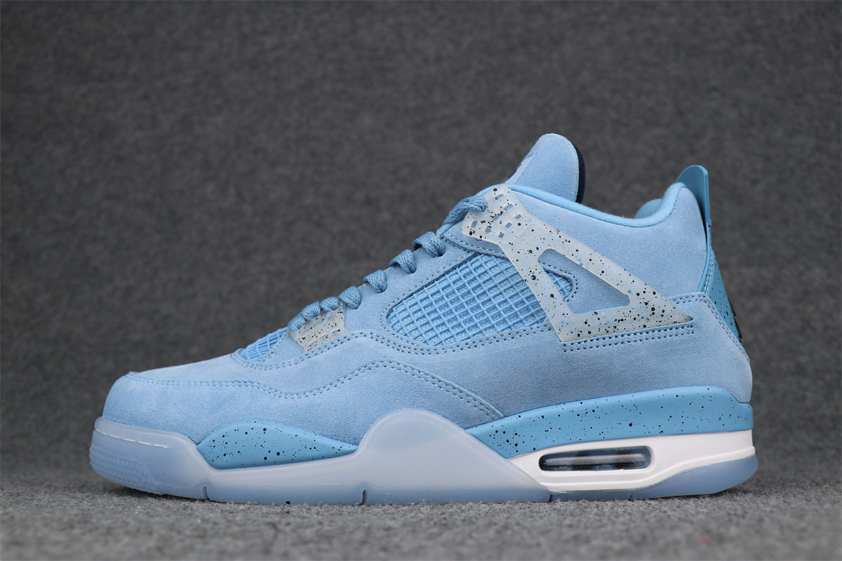 Air Jordan 4 Retro 'UNC Football' PE Sneakers - product view 1
